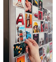 Buzdolabı Fotoğraflı Magnet, Foto Baskılı Magnet Seti, 12 Adet, Düğün, Çocuk, Bebek, Anne, Doğum günü Resimli Baskı Magnetli