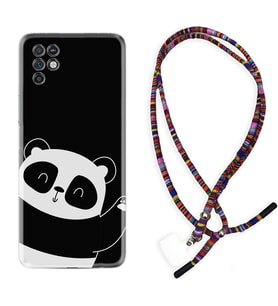 INFINIX Note 11 Pro Note 10 Hot 9 Play Kılıf Boyun Asklı Rasta Silikon Bay Bay Panda 1784
