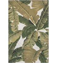 Eliana Home Baskılı, Yıkanabilir Kaymaz Taban Salon Halısı LNA0529 100x150 cm (Yeşil)