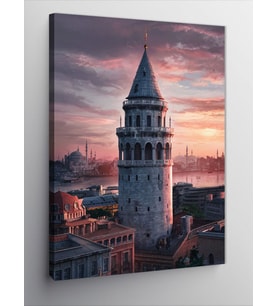 Kanvas Tablo Galata Kulesi