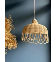 BAMBU RATTAN AVİZE DÜZ MODEL