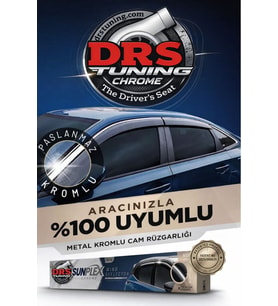 Sunplex Citroen C5 Aircross 2019+ Kromlu Cam Rüzgarlığı Paslanmaz Çelik Kromlu