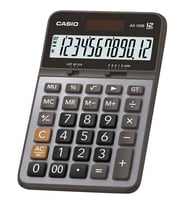 CASİO AX-120 B MASA ÜSTÜ HESAP MAKİNESİ 12 HANE METAL YÜZEY