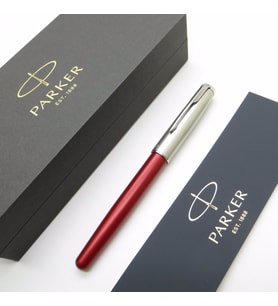 Parker Sonnet Essential Kırmızı CT Dolma Kalem  İsme Özel Kalem  Hediyelik Kalem