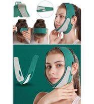 Ocean Yüz Korsesi  (çene-boyun Sıkılaştırma Bandı, Yüz Liposuction, Gıdı-yanak Toplama) maske