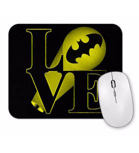 Batman Bat Love Mouse Pad