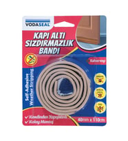 VodaSeal Kapı Altı Sızdırmazlık Bandı - Kahverengi
