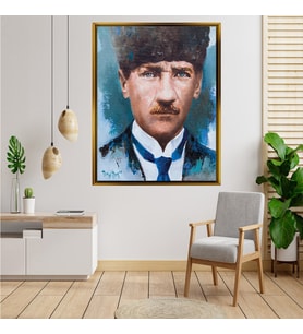 ÇERÇEVELİ ATATÜRK TABLO S442