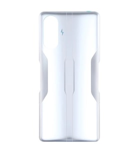 Xiaomi Poco F3 GT Uyumlu Arka Pil Batarya Kapağı Cam MZB09C6IN M2104K10I (Beyaz)