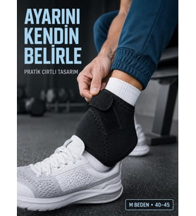 Ayarlanabilir Topuk Desteği M Beden 40-45 Numara Cırtlı Günlük Kullanım