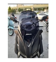 Yamaha Xmax 250 ,Xmax 400 Ön Siperlik Camı,Uzun Tur Camı Koyu Füme Renk 2014-2017 _Arasmoto (Siyah)