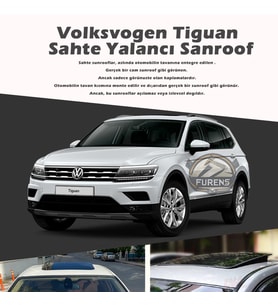 Wv Tiguan Parlak Siyah Yalancı Çakma Sahte Sunroof