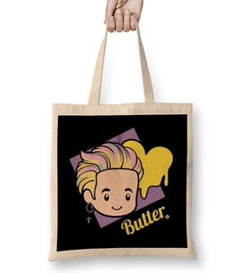 Bts Butter Chibi Jimin Butter Bez Çanta Uzun Saplı