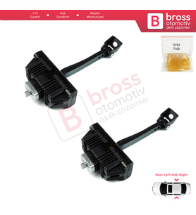 BMW X3 E83 2003-2011 41527176802 İçin 2 EA Arka Sağ ve Sol Kapı Gergi Yayı