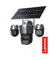 Smart Solar 4G Sim Kartlı Ip Güvenlik Kamerası 3 Lens 3X3Mp Aov Ptz W14CZ