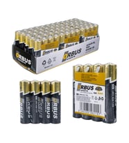 Orbus KLRORB-LR03-4B 1.5V AAA 60 Adet 4'lü Paket Alkalin İnce Kalem Pil