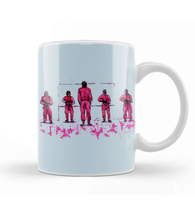 Squid Game Pink Soldiers Kupa Bardak Porselen