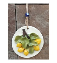 Dekoratif Polyester  Duvara Asmalı Tekli Nazarlık Limon