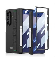 Galaxy Z Fold 7 Kılıf Zore Kıpta KPT-01 Standlı Kapak (Siyah)