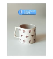 Fiyonk Baskılı Kupa Bardak Seramik Kahve Mug (Beyaz)