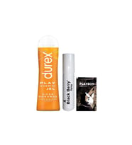 Durex Play Sıcak Dokunuş Bay Bayan Uyarıcılı Jel 100 ml + Black Berry GeciktirmeyeSprey + Hediye