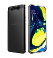 Samsung Galaxy A80 Ultra İnce Silikon Kılıf Şeffaf