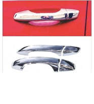 Vw Golf 6 Krom Kapı Kolu 2 Kapı 2010-2013 Model Arası Uyumlu Paslanmaz Çelik (Gümüş)