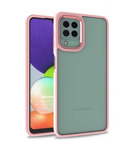 Microsonic Samsung Galaxy M22 Kılıf Bright Planet Rose Gold