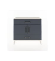 Arges Şifonyer 2 Raflı 2 Çekmeceli 2 Kapaklı 88x30x80 Aytaşı-Antrasit
