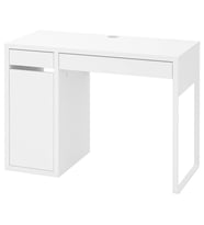 Çalışma Masası Mıcke MeridyenDukkan Beyaz Renk 105x50 cm Ev-Ofis Çalışma Ünitesi