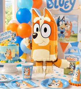 Folyo Balon Bluey Bingo 48x66 cm Doğum Günü Parti Süsü Çocuk Kutlama Dekorasyonu