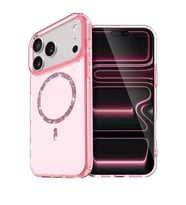 Newface Apple iPhone 17 Pro Max Live Diamond Magsafe Kapak - Pembe