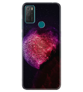 TCL 20E Kılıf Silikon Desen Kızıl Gezegen 1624