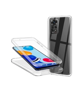 Xiaomi Redmi Note 12 Pro 4G Kılıf Şeffaf 360 Ön Arka Korumalı Silikon