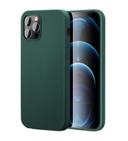 Apple iPhone 15 Pro 6.1'' İnce Mat Silikon Kılıf Haki