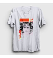 Presmono Unisex Beyaz War U2 T-Shirt 121573tt