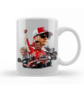 Kimi Raikkonen Kimi The Legend Kupa Bardak Porselen