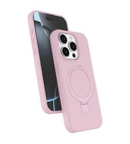 Apple İphone 14 Pro Max Regal Magsafe Standlı Kapak - Açık Pembe