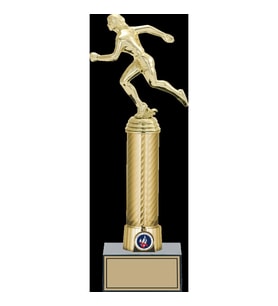 ODAK KUPA - Figürlü Kupalar - Atletizm Kadın Figürlü Kupalar FG-008 A - 35 cm