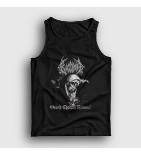 Presmono Unisex Siyah Grand Morbid Funeral Bloodbath Atlet 379948tt