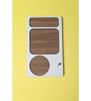Birinci Sınıf Ahşap Lazer Kesim MDF Yemek Servis ve Sunum Tahtası