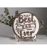 Bk Gift Kişiye Özel Kabartma Tasarım Ahşap Baba Tabelası, Babaya Hediye, Babalar Günü Hediyesi, Ev Dekorasyonu-6