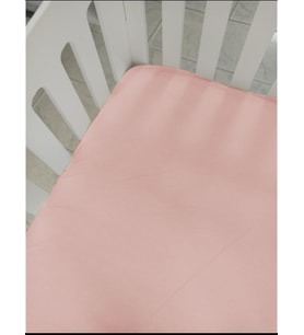 80x130 Lastikli Ranforce Bebek Çarşaf Takımı - Toz Pembe