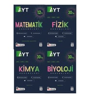 KAFA DENGİ YAYINLARI AYT SAYISAL (Matematik+Fizik+Kimya+Biyoloji) BRANŞ DENEMELERİ (4 Kitap)