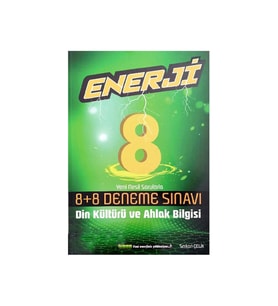 Palme Yayıncılık 8. Sınıf Din Kültürü ve Ahlak Bilgisi Enerji 8+8 Deneme Sınavı
