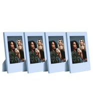 Instax Mini Film Uyumlu Mavi 4'lü Klasik Fotoğraf Çerçeve Seti