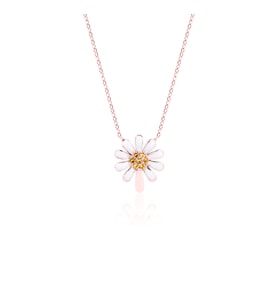eJOYA 14 Ayar Rose Altın Papatya Kolye 114613