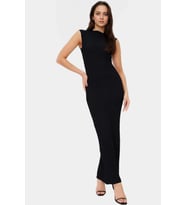 Kadın Örme Midi Elbise Bodycon Kalıp Kayık Yaka Yazlık Günlük Şık Yaz Aylarının Vazgeçilmezi