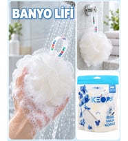 Tekli Paket, Sabunlu Banyo Lifi, Duş ve Vücut Temizleme Lifi