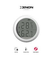 Xenon Smart ZipBee Dijital Akıllı Sıcaklık Ve Nem Ölçer Termometre (Beyaz)
